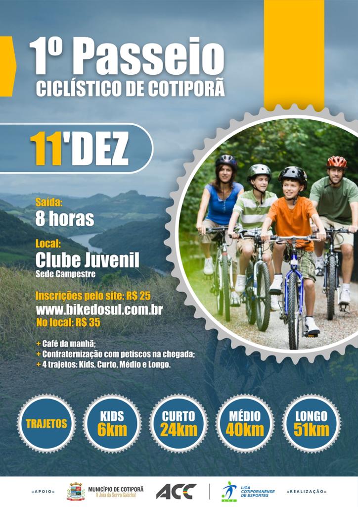 1 Passeio Ciclistico de Cotipora