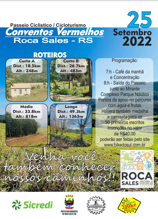 Passeio Ciclistico Conventos Vermelhos